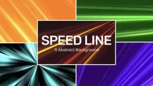 Videohive Speed Line Background Loop Elements template preview