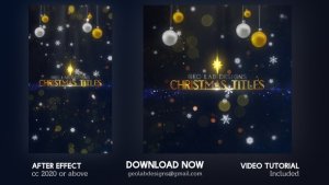 Videohive Christmas Titles 61026371 Titles template preview