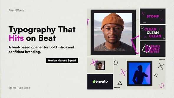 Videohive Stomp Typo Logo Logo Stings template preview
