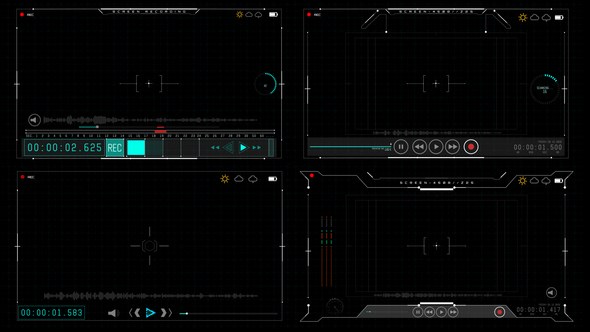 Videohive HUD700 Screen Recordings Elements template preview