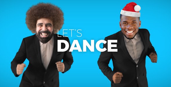 Videohive Let's Dance Video Displays template preview