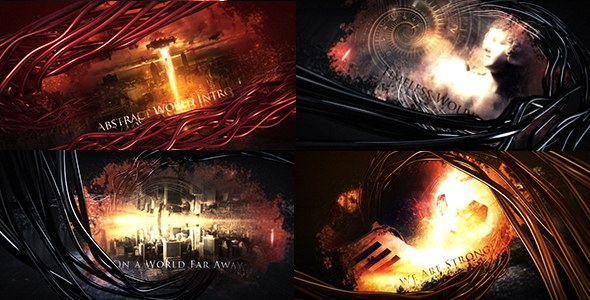 Videohive Abstract World Video Displays template preview