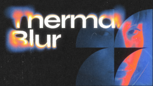Videohive Thermal Blur Typography Titles template preview