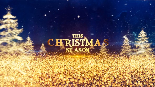 Videohive Magic Christmas Wishes 2026 Titles template preview