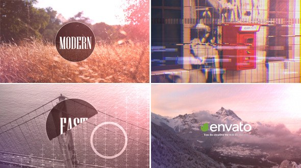Videohive Quick Glitchy Opener Openers template preview