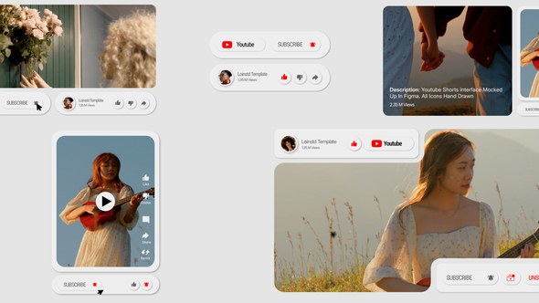 Videohive Youtuber Pack 59015085 Elements template preview