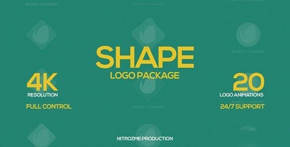 Videohive Shape Logo Pack Logo Stings template preview