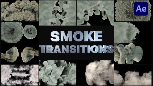 Videohive Real Smoke Transitions | After Effects Elements template preview