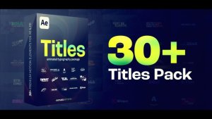 Videohive Titles | Lower Thirds Elements template preview
