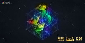 Videohive 3D Magic Cube Logo Reveal Logo Stings template preview