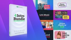 Videohive Wave Intros Openers template preview
