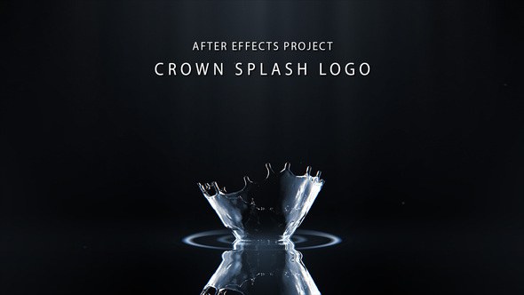 Videohive Water Splash Logo Stings template preview