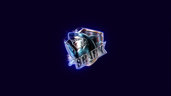 Videohive Metal Neon Logo Reveal Logo Stings template preview
