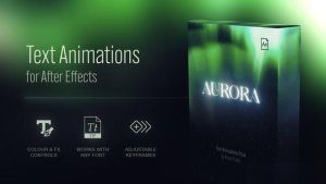 Videohive Text Animation Presets | Aurora Titles template preview