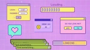 Videohive 8bit Computer Windows Retro Interface Part 1 Titles template preview