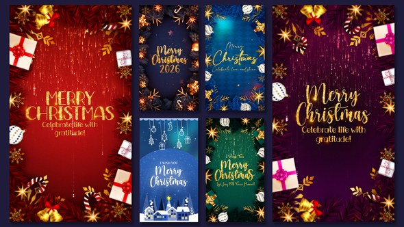 Videohive Christmas Instagram 60844442 Openers template preview
