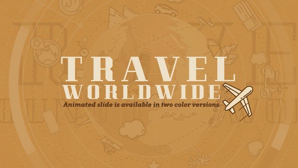 Travel Worldwide Video Displays template preview