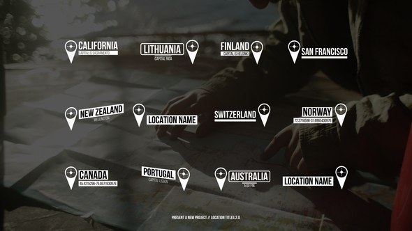 Videohive Location TItles | After Effects 48991009 Titles template preview