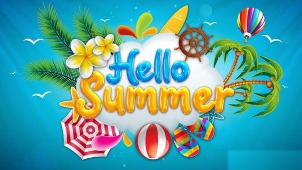 Videohive Summer Intro 38233492 Openers template preview