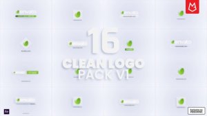 Videohive Minimal Clean Logo Reveal Pack Logo Stings template preview