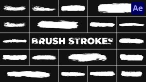 Videohive Brush Strokes for After Effects 48377638 Elements template preview