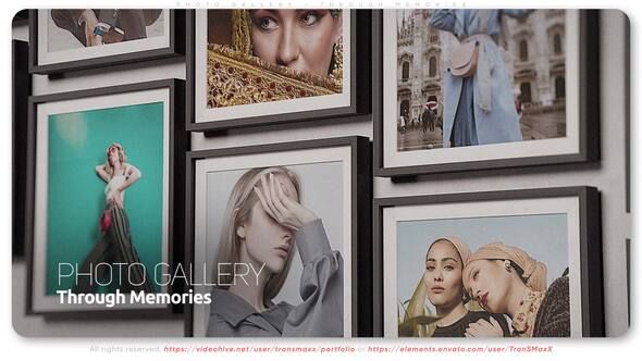Videohive Photo Gallery - Through Memories Openers template preview