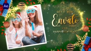Videohive Merry Christmas Slideshow II Happy New Year 2025 Openers template preview