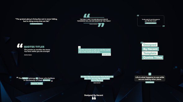 Videohive Simple Quotes Titles Titles template preview