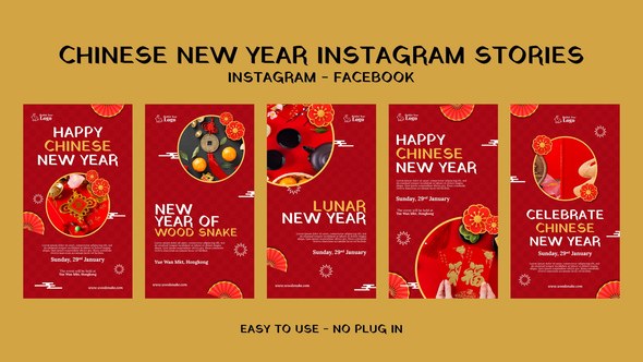Videohive Chinese New Year Instagram Stories 56313543 Openers template preview