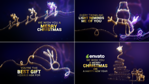 Videohive Elegant Christmas Greetings // Christmas Wishes Openers template preview
