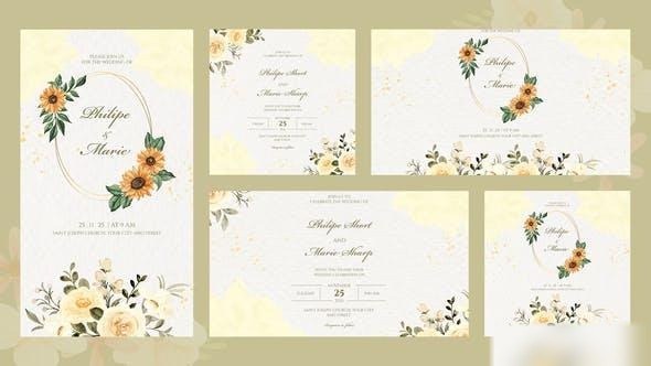 Videohive Patrica Wedding Invitation Openers template preview