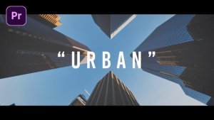 Urban Opener Urban Intro Premiere Pro template preview
