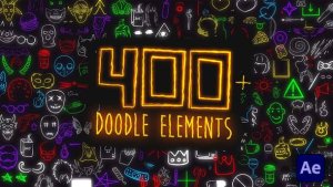 Videohive FLEXLINE | Hand Drawn lines Elements Package Elements template preview