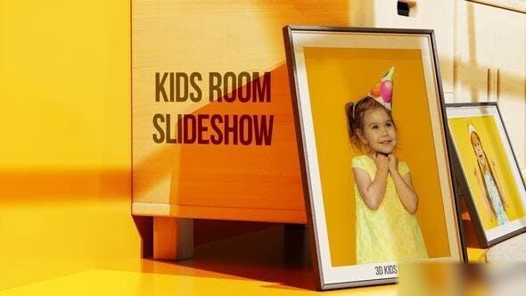 Videohive 3d Kids room Promo Openers template preview
