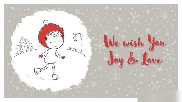 Videohive Christmas Wishes 22886269 Openers template preview