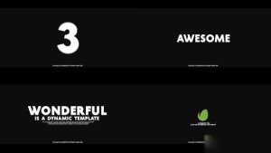 Videohive Dynamic Typo Intro 47382822 Openers template preview