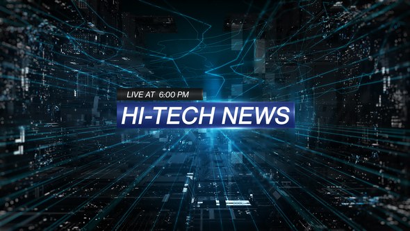 Videohive Hi-Tech News Openers template preview