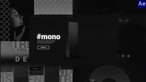 Videohive Monochrome Unique Typography Titles template preview