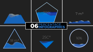 Videohive Percentage Infographics Infographics template preview
