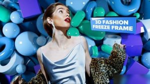 Videohive 3D Fasion Freeze Frame Openers template preview