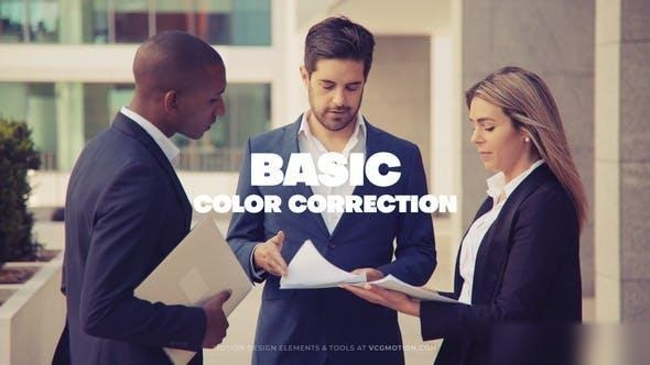 Videohive Color Correction - Basic Elements template preview