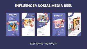 Videohive Influencer Social Media Reel V1 Openers template preview