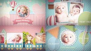 Videohive Baby Photo Album 19461806 Video Displays template preview