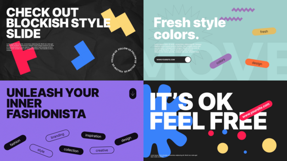 Videohive Typography Slides 48183832 Titles template preview