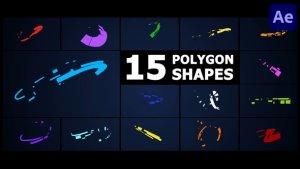 Videohive Polygon Shapes | After Effects Elements template preview