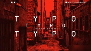 Videohive Typo Photo Opener Openers template preview