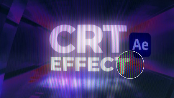 Videohive CRT Effect - RGB TV Screens Elements template preview