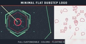 Videohive Minimal Flat Dubstep Logo Logo Stings template preview