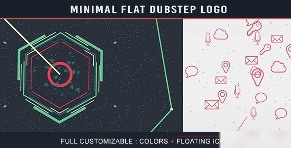 Videohive Minimal Flat Dubstep Logo