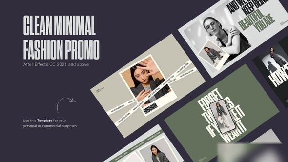 Videohive Clean Minimal Fashion Promo Openers template preview